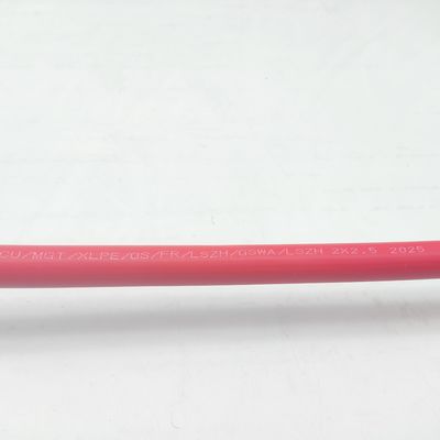 良い値段 計器ケーブル 300/500V 2C2.5 CU/MGT/XLPE/OS/FR/LSZH/GSWA/LSZH 2x2.5 オンラインで